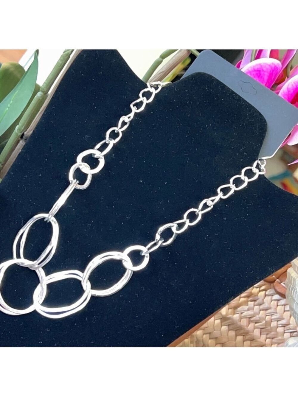 Gennaro Silver Statement Necklace